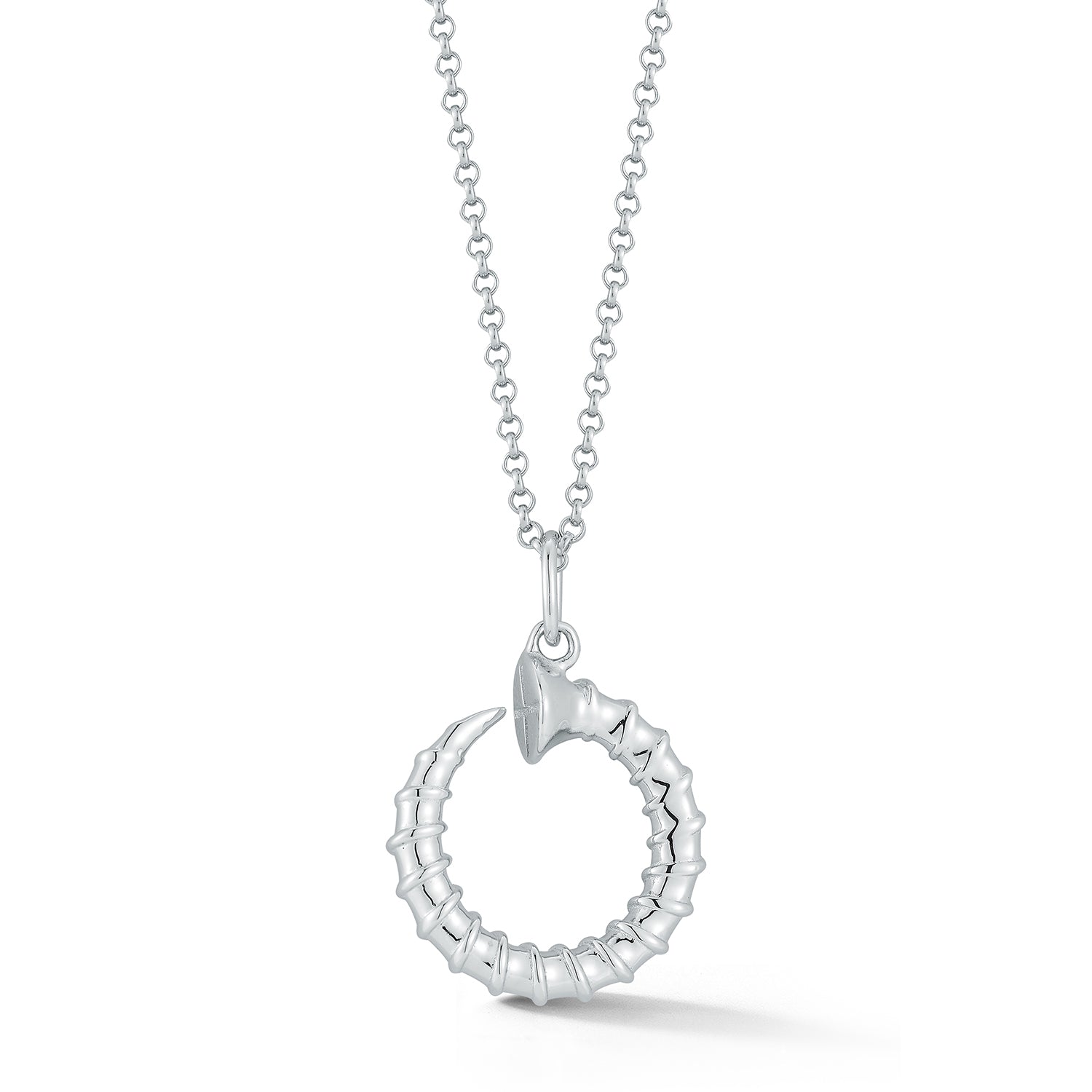 Screw Circ Necklace | Fine Jewelry - MATEO New York