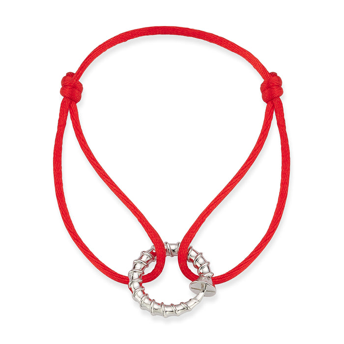 Screw Circ Red Bracelet