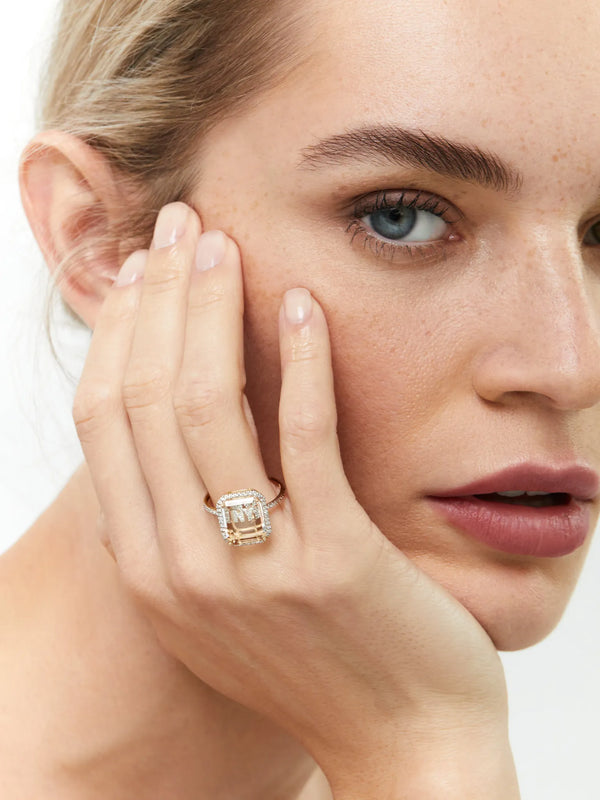 14kt Double Secret Initial RingMATEO Jewelry New York