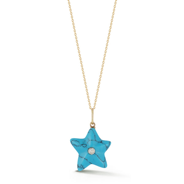 Turquoise Starfish Necklace