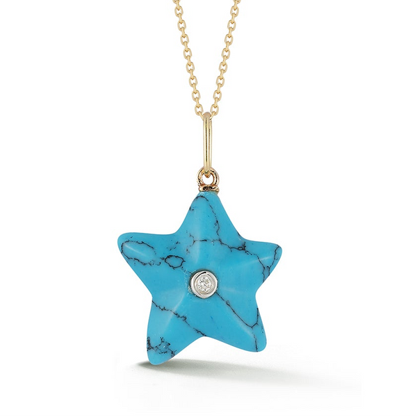 Turquoise Starfish Necklace