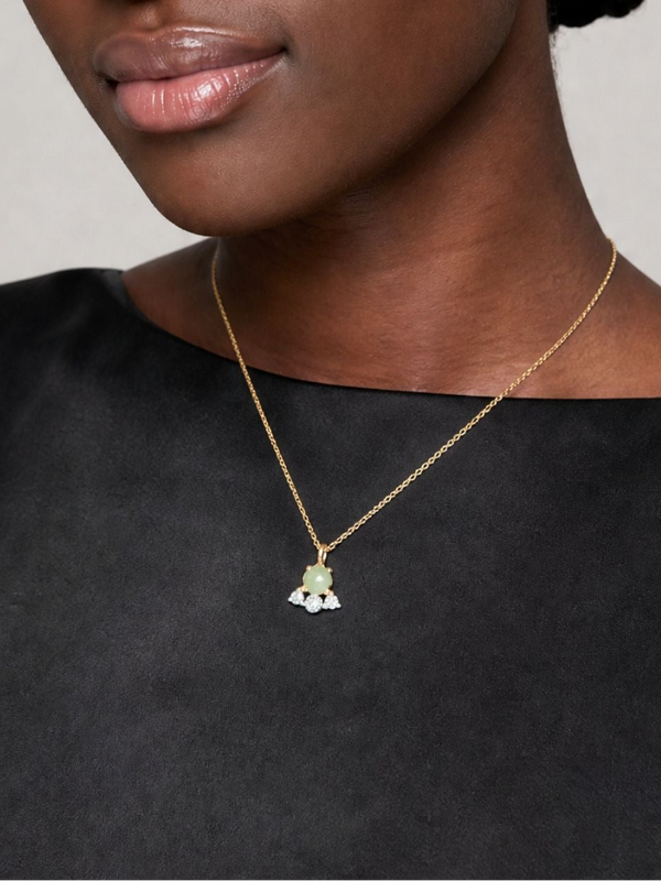 The Little Things Jade and Diamond Necklace