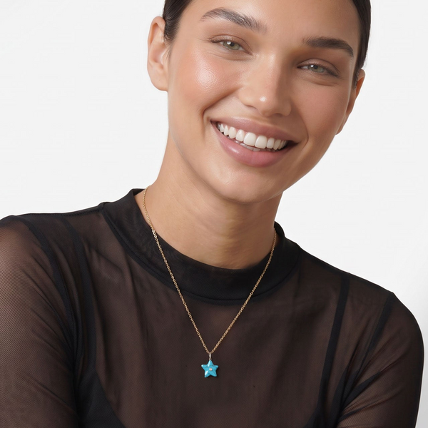 Turquoise Starfish Necklace