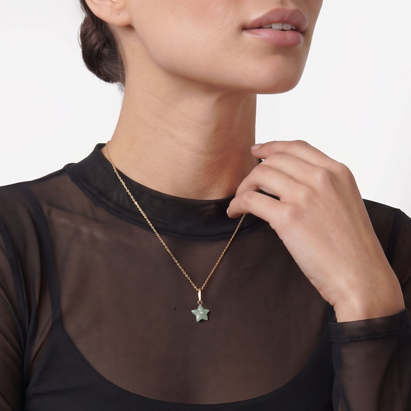Jade Starfish Necklace