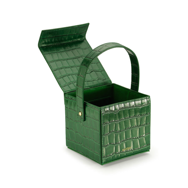 Bolsa Esmeralda Croc Catherine Box