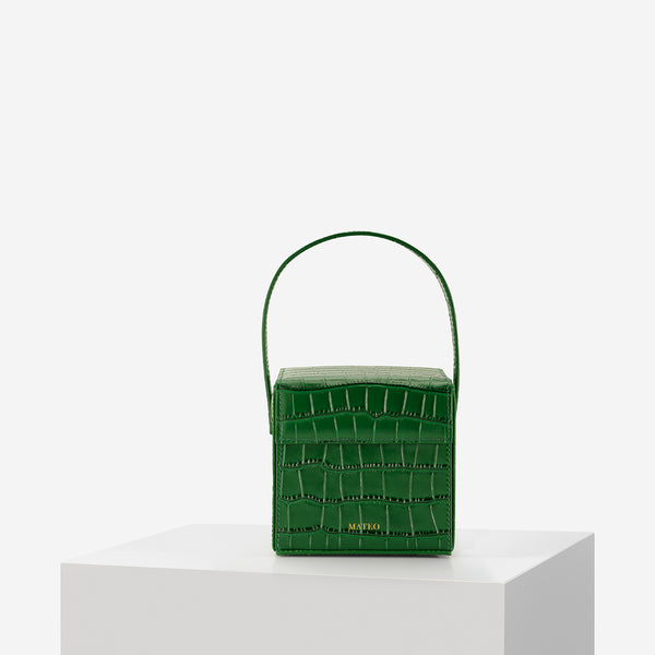 Bolsa Esmeralda Croc Catherine Box