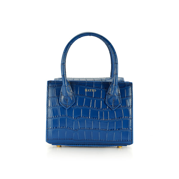 Bolsa Croc Diana Azul Safira