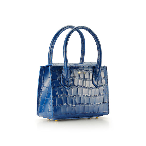 Bolsa Croc Diana Azul Safira