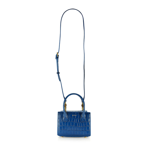 Bolsa Croc Diana Azul Safira