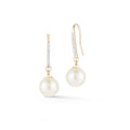 Gold Pearl Drop Earrings