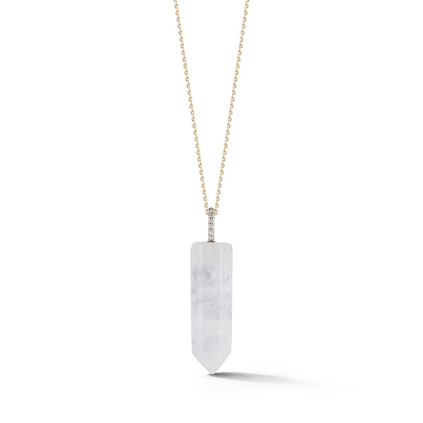 Diamond Healing Crystal Necklace