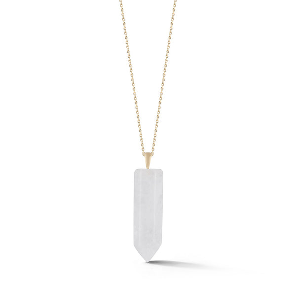 14kt Men's Healing Crystal Necklace