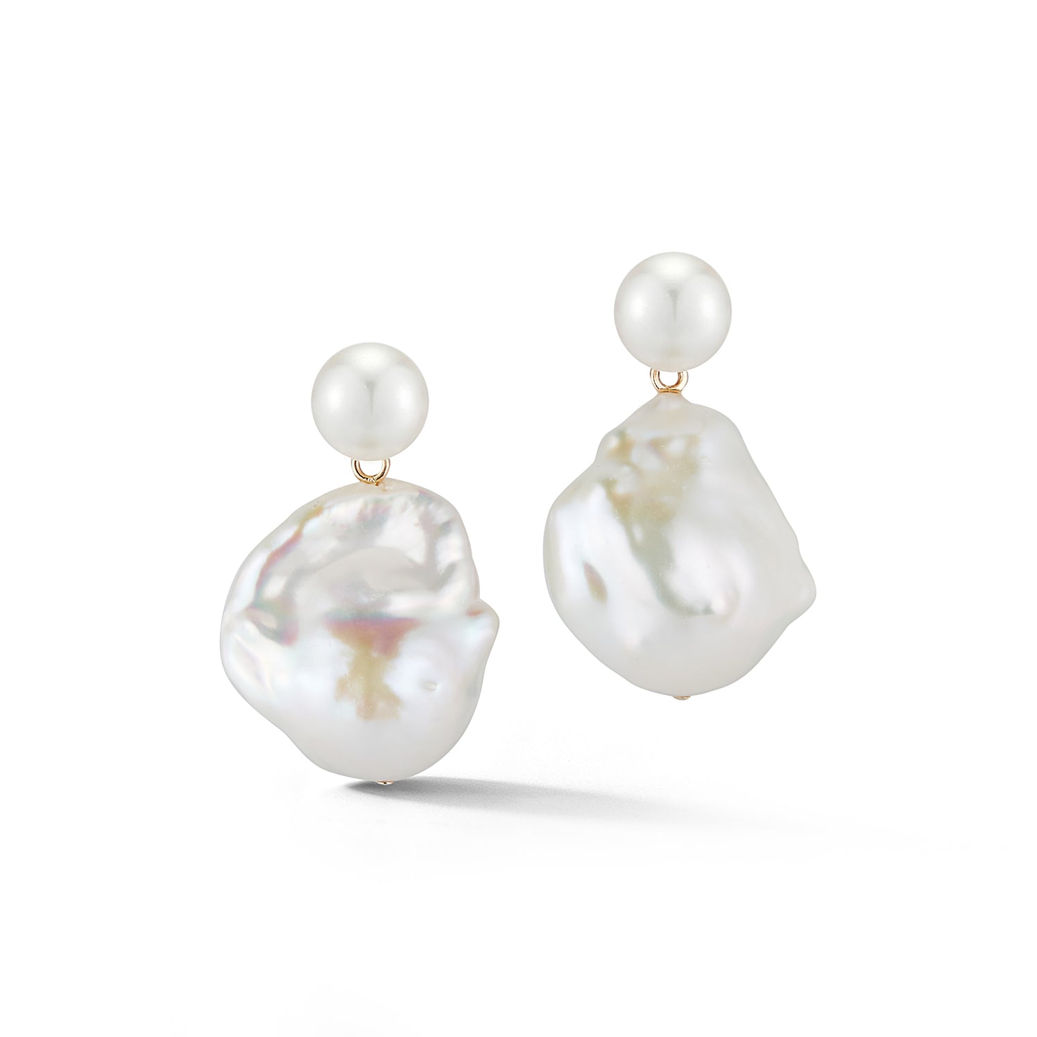 Duality Pearl Drop Earrings– MATEO