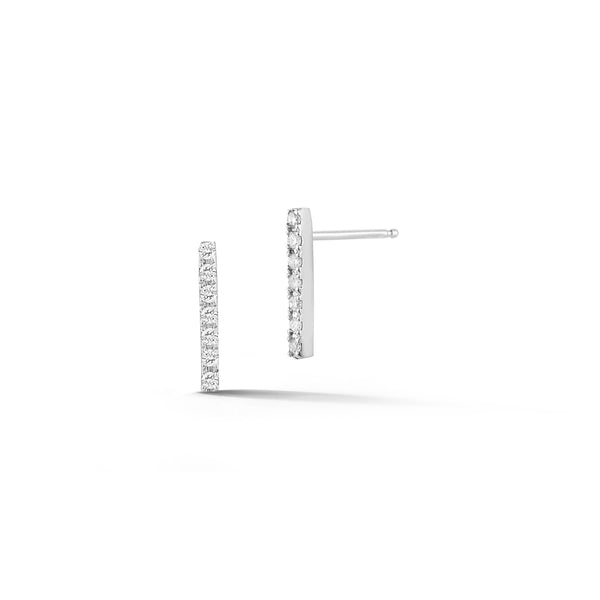 Barras de mini diamante em ouro 14kt