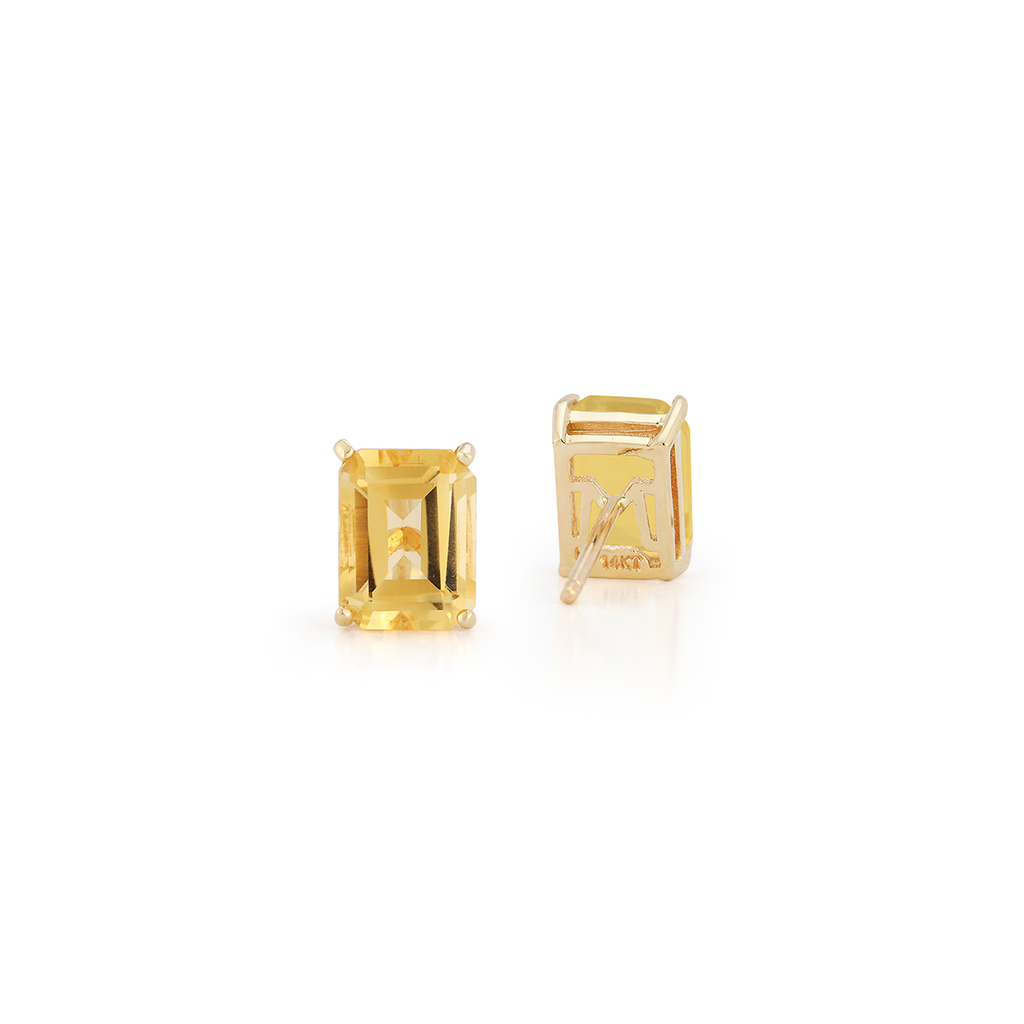 Citrine studs sales