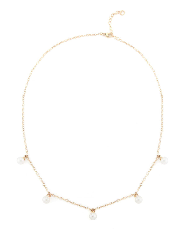5 Point Pearl Necklace